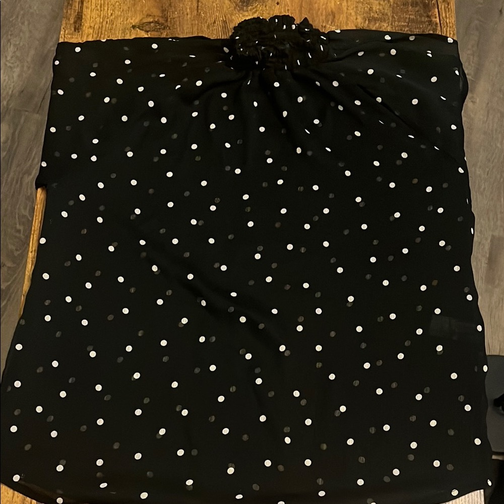 Primark Black and White Polka Dot Blouse